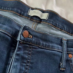 Madewell-high rise skinny